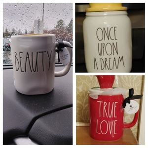 rae dunn sleeping beauty and beauty and the beast